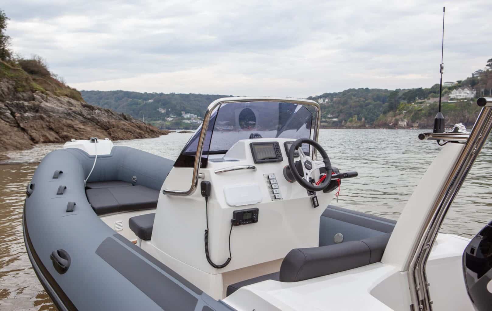 The inside of the BRIG Eagle 5 for sale at Bates Wharf