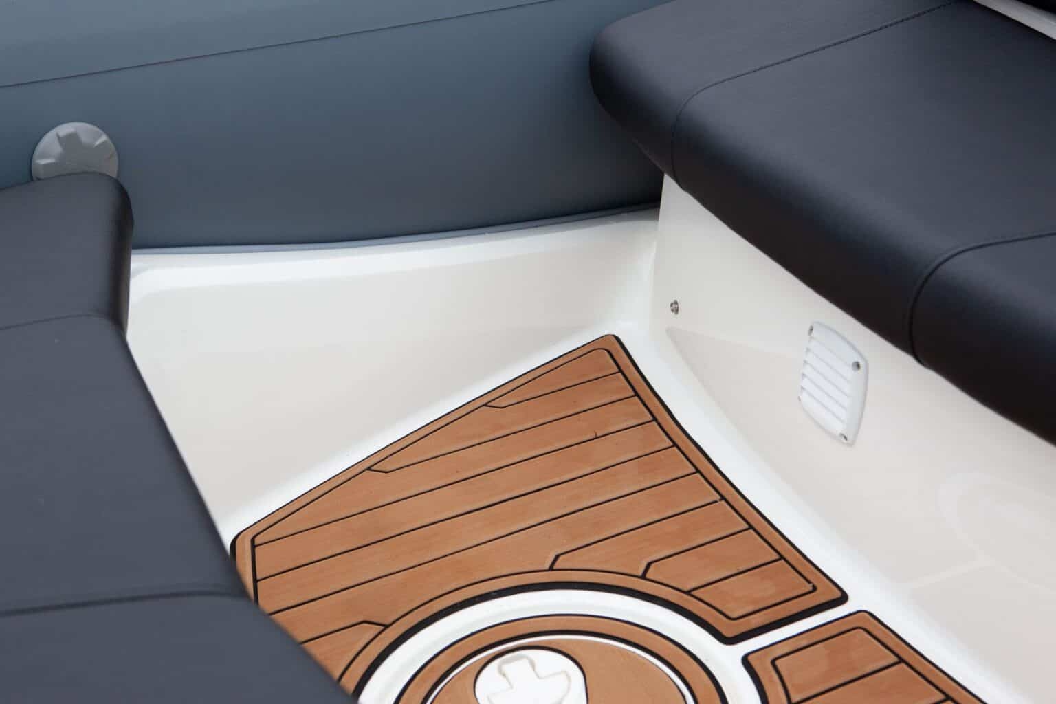 The internal furnishings of the BRIG Eagle 5 for sale at Bates Wharf