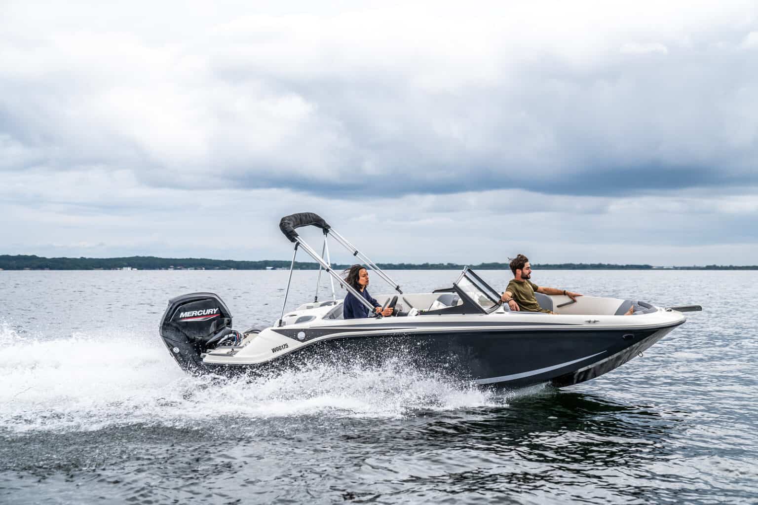 A Bayliner Element M17 for sale UK at Bates Wharf 