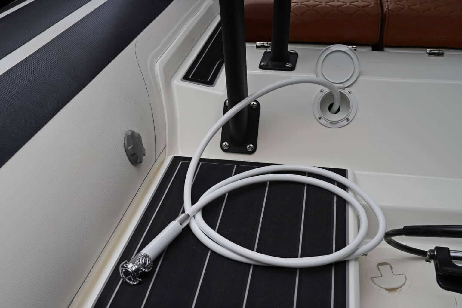 The fittings of the Brig Navigator 24 for sale at Bates Wharf