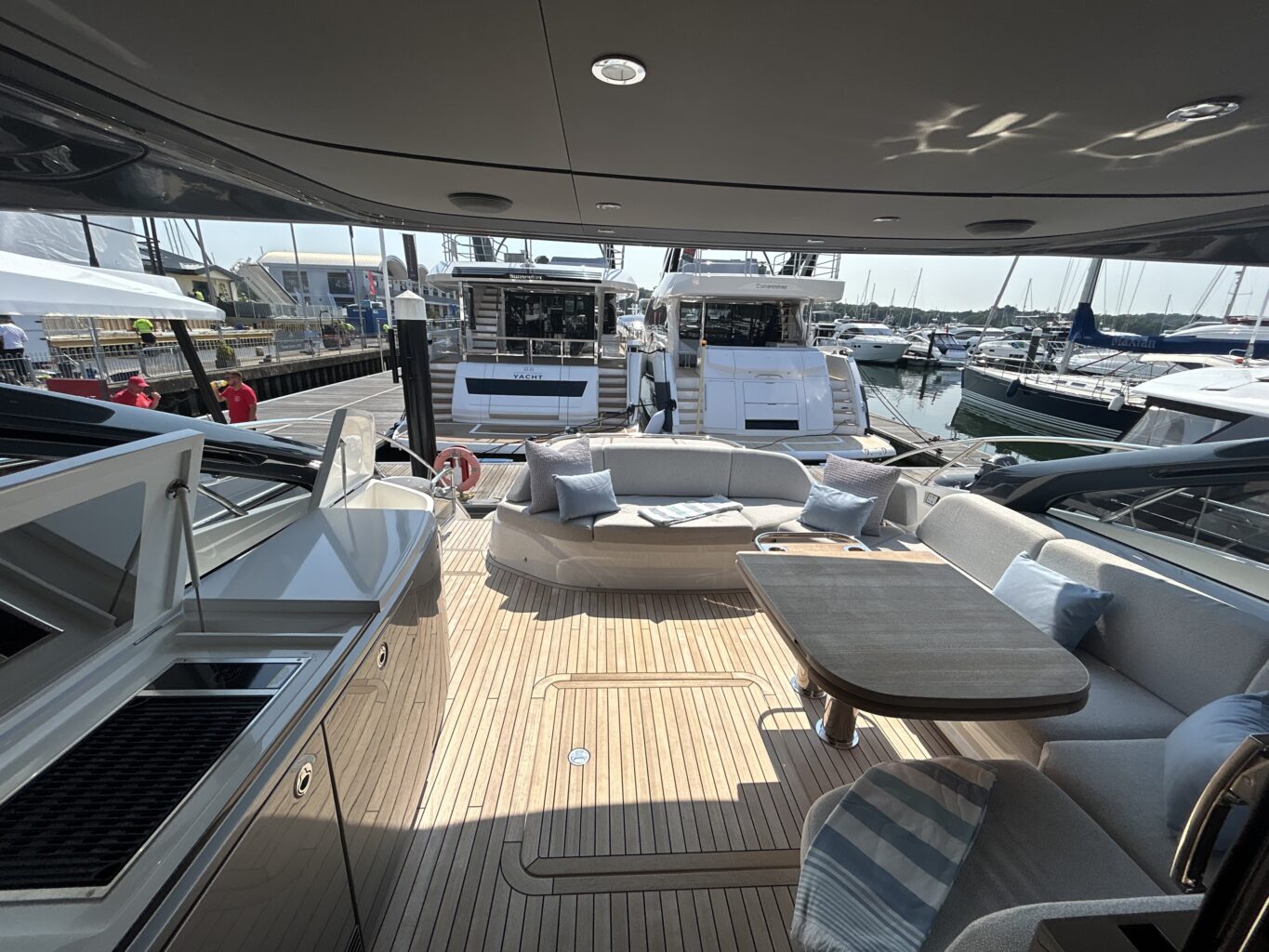 The deck of the Princess V55: Princess V55 review
